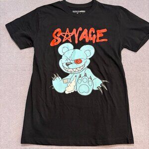 Mens Brooklyn Vertical Savage Bear Tee Size M NWT